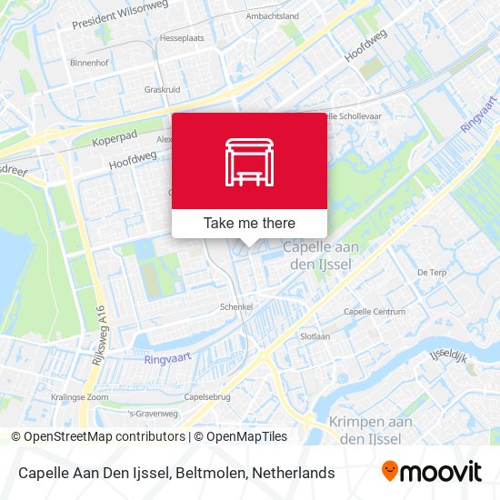 Capelle Aan Den Ijssel, Beltmolen map