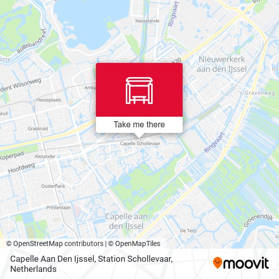 Capelle Aan Den Ijssel, Station Schollevaar map