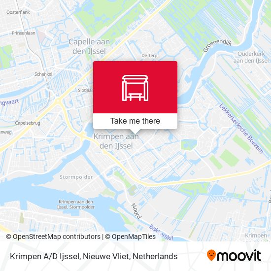 Krimpen A / D Ijssel, Nieuwe Vliet map