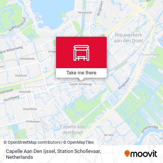 Capelle Aan Den Ijssel, Station Schollevaar map