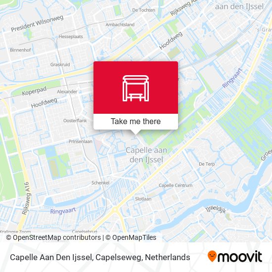 Capelle Aan Den Ijssel, Capelseweg map