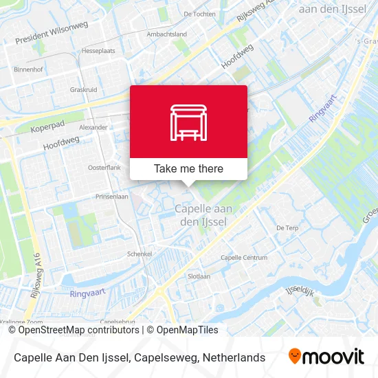 Capelle Aan Den Ijssel, Capelseweg map