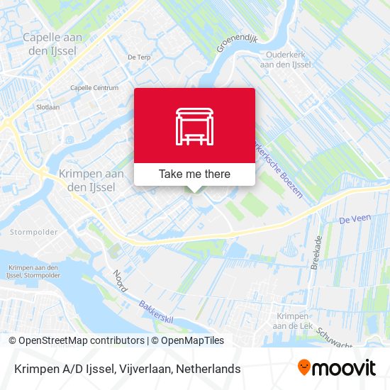 Krimpen A/D Ijssel, Vijverlaan map