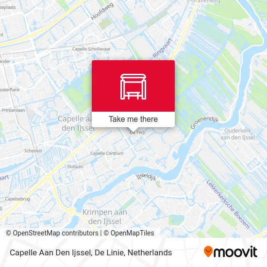 Capelle Aan Den Ijssel, De Linie map