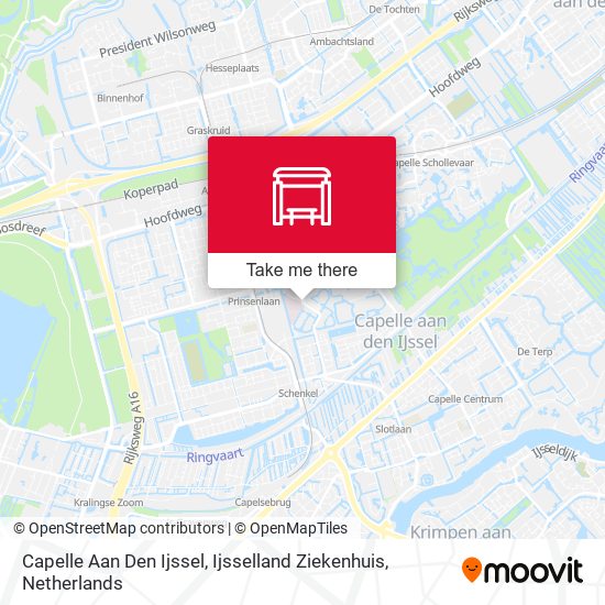Capelle Aan Den Ijssel, Ijsselland Ziekenhuis map