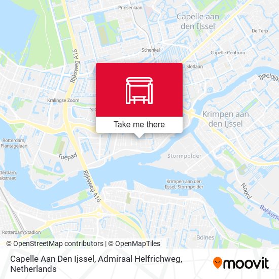 Capelle Aan Den Ijssel, Admiraal Helfrichweg map