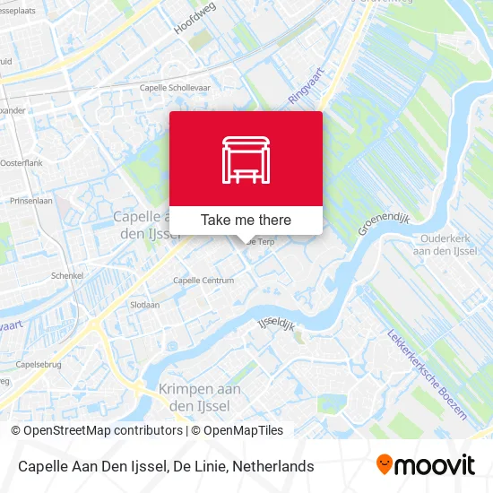 Capelle Aan Den Ijssel, De Linie map