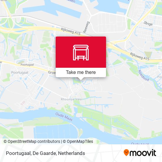 Poortugaal, De Gaarde map