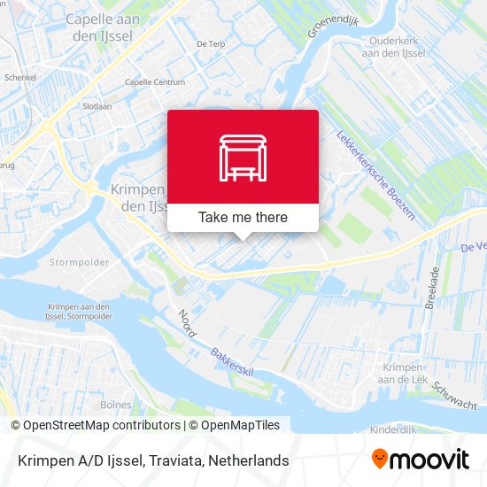 Krimpen A/D Ijssel, Traviata map