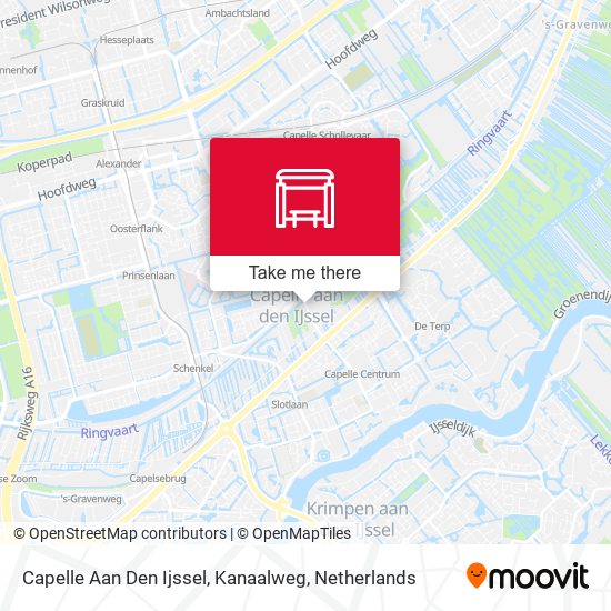 Capelle Aan Den Ijssel, Kanaalweg map