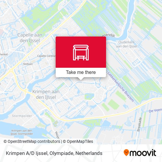 Krimpen A/D Ijssel, Olympiade map