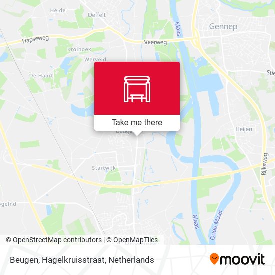 Beugen, Hagelkruisstraat map