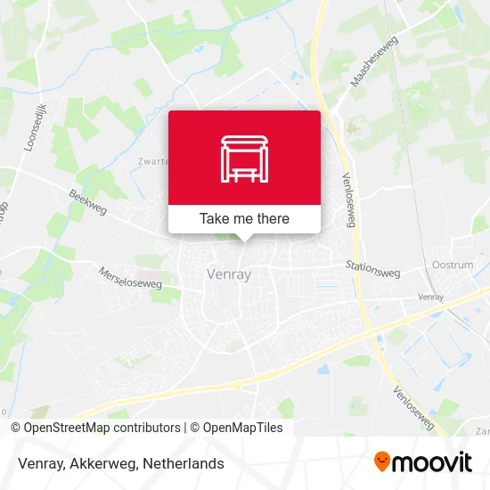 Venray, Akkerweg map