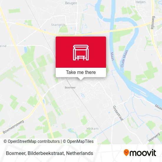 Boxmeer, Bilderbeekstraat map