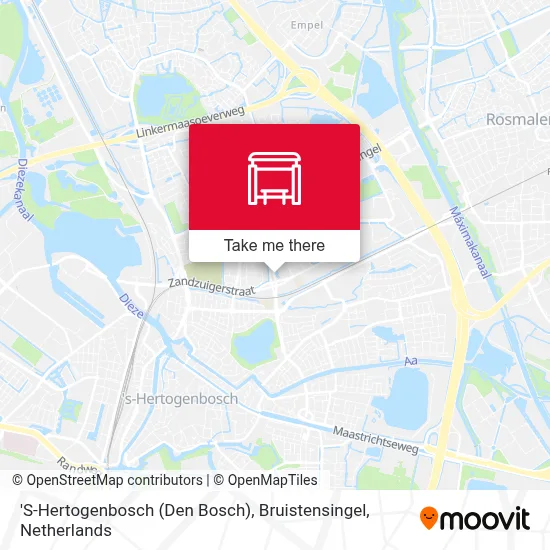 'S-Hertogenbosch (Den Bosch), Bruistensingel map