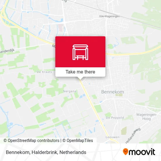 Bennekom, Halderbrink map