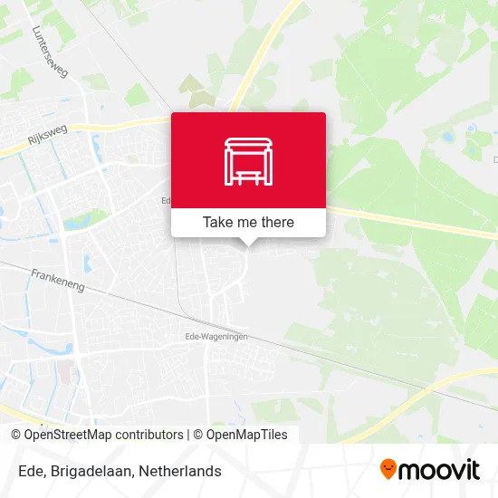 Ede, Brigadelaan map