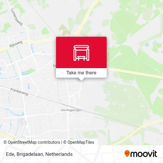 Ede, Brigadelaan map