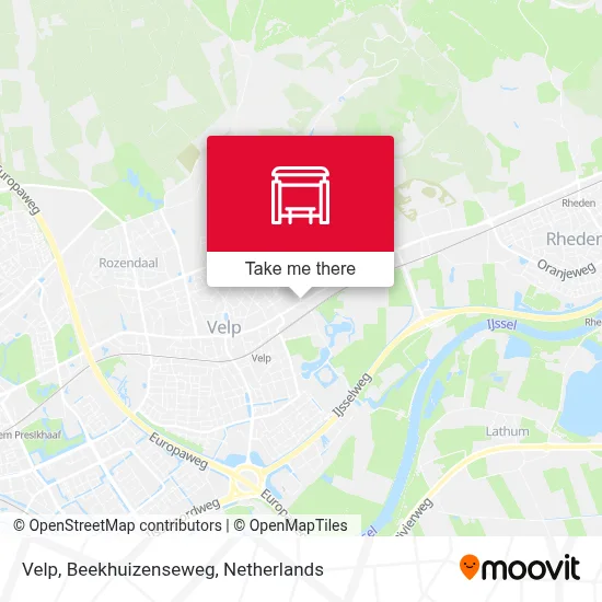 Velp, Beekhuizenseweg map