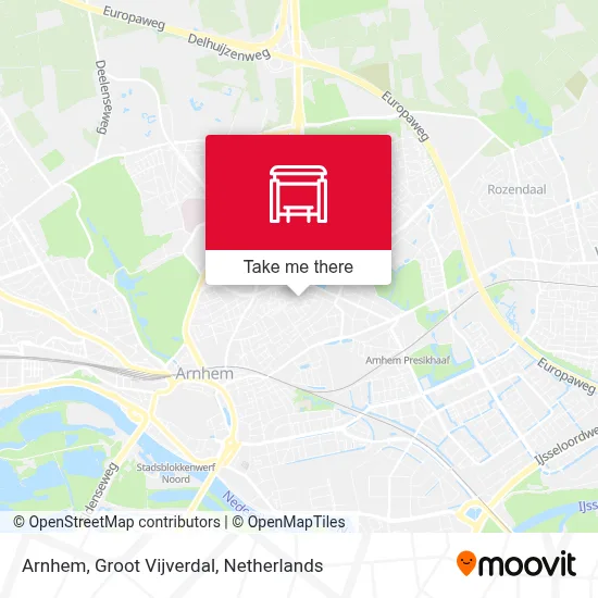 Arnhem, Groot Vijverdal map