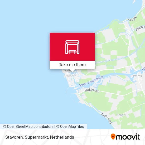 Stavoren, Supermarkt map