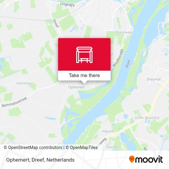 Ophemert, Dreef map