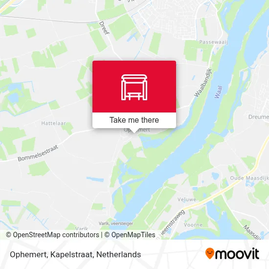 Ophemert, Kapelstraat map