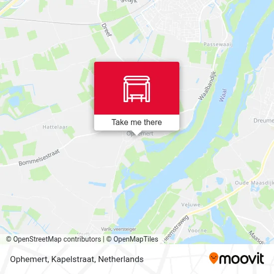 Ophemert, Kapelstraat map