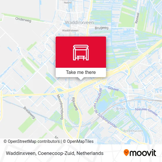 Waddinxveen, Coenecoop-Zuid map