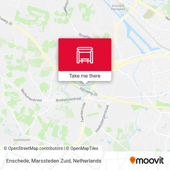 Enschede, Marssteden Zuid map
