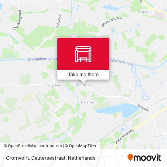 Cromvoirt, Deutersestraat map