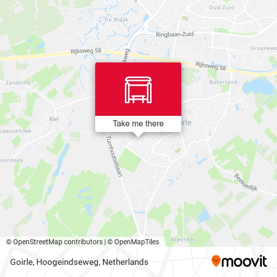Goirle, Hoogeindseweg Karte