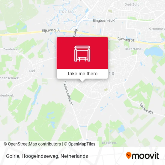 Goirle, Hoogeindseweg Karte