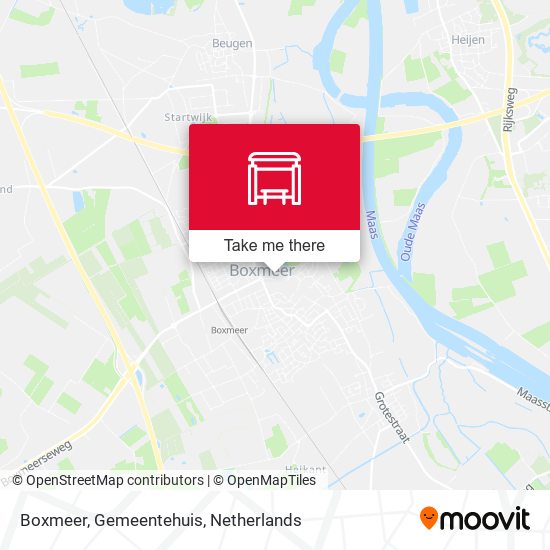 Boxmeer, Gemeentehuis map