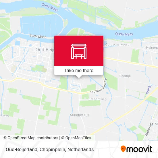 Oud-Beijerland, Chopinplein Karte