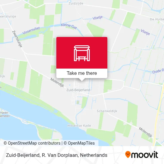 Zuid-Beijerland, R. Van Dorplaan map