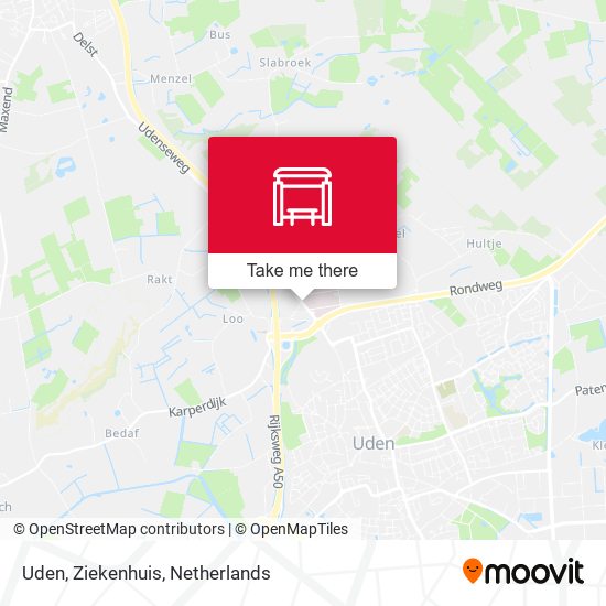 Uden, Ziekenhuis map