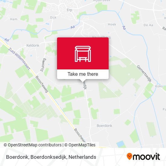 Boerdonk, Boerdonksedijk map