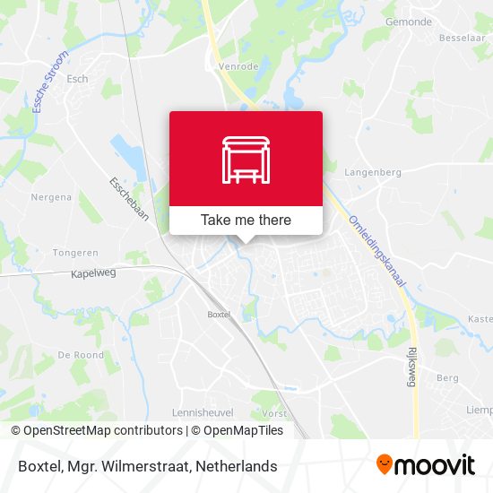 Boxtel, Mgr. Wilmerstraat map