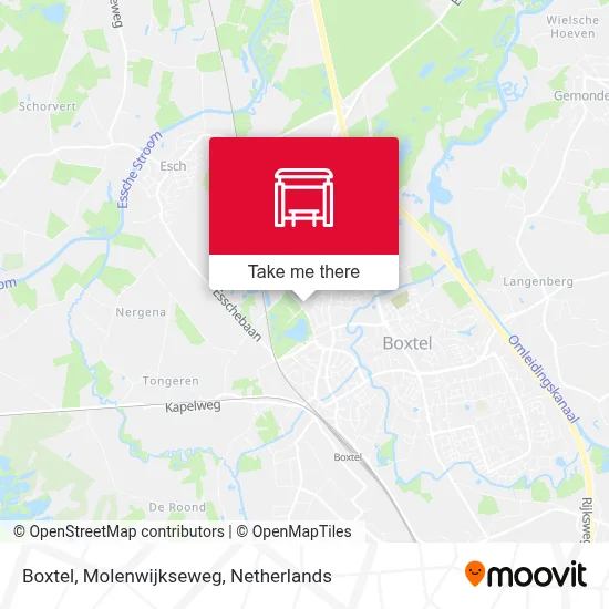 Boxtel, Molenwijkseweg map