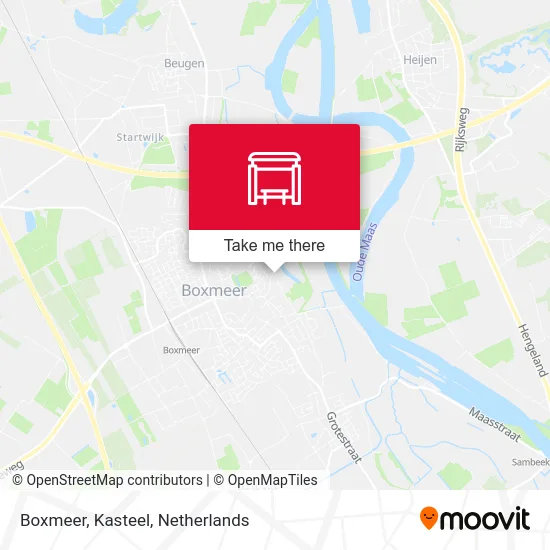 Boxmeer, Kasteel Karte