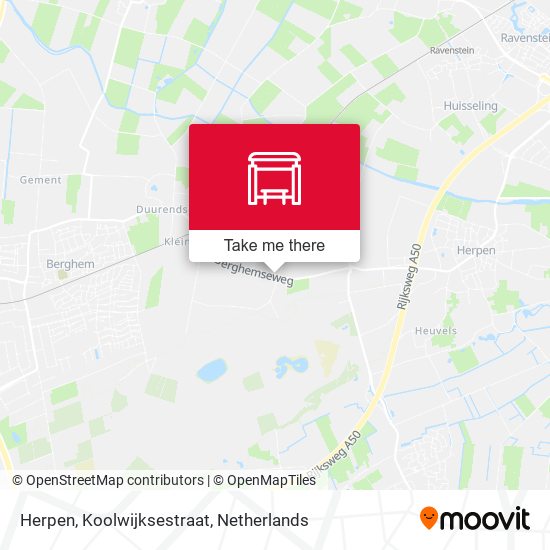 Herpen, Koolwijksestraat map