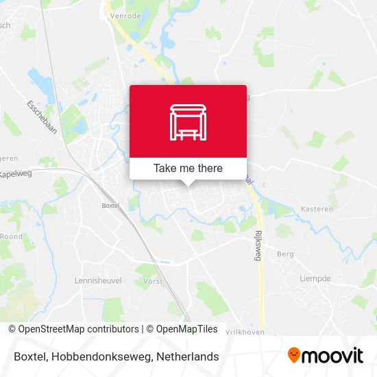 Boxtel, Hobbendonkseweg map