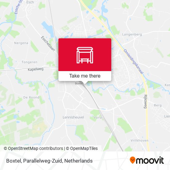 Boxtel, Parallelweg-Zuid map