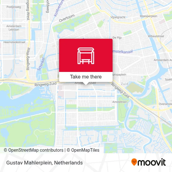Gustav Mahlerplein map