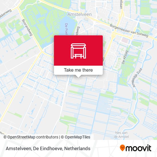 Amstelveen, De Eindhoeve Karte