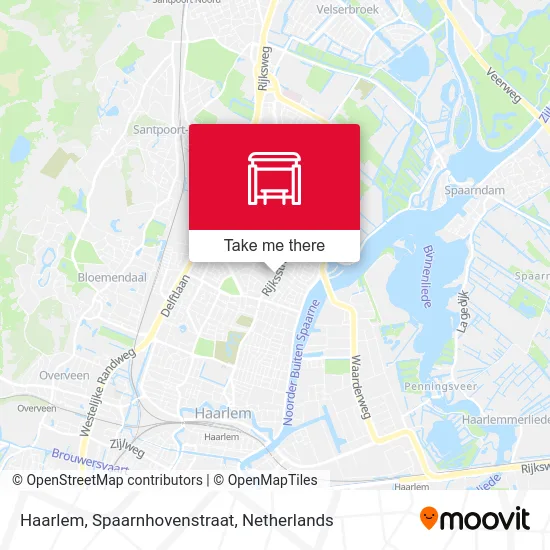 Haarlem, Spaarnhovenstraat map