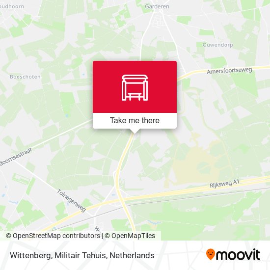 Wittenberg, Militair Tehuis map
