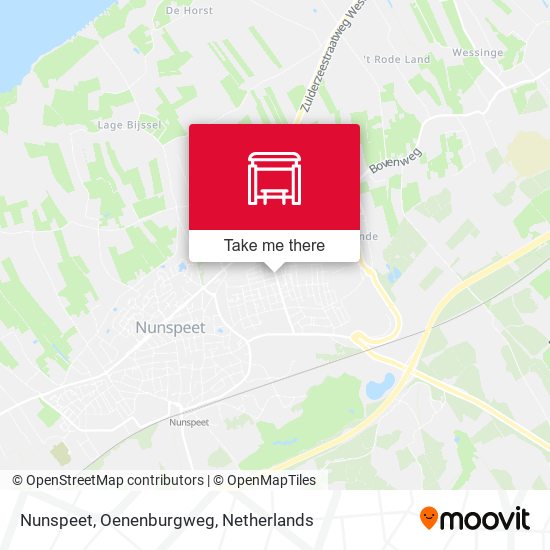 Nunspeet, Oenenburgweg map