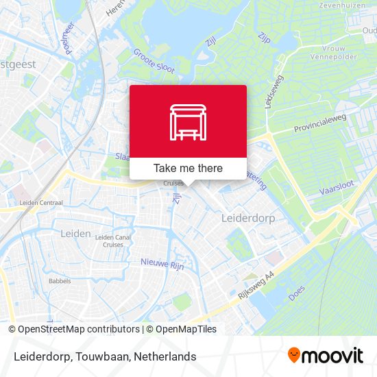 Leiderdorp, Touwbaan map